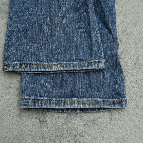 Levi's 505 Jeans Women's Size 4S Blue Mid-Rise Straight Denim 29" Inseam Stretch - Picture 15 of 16